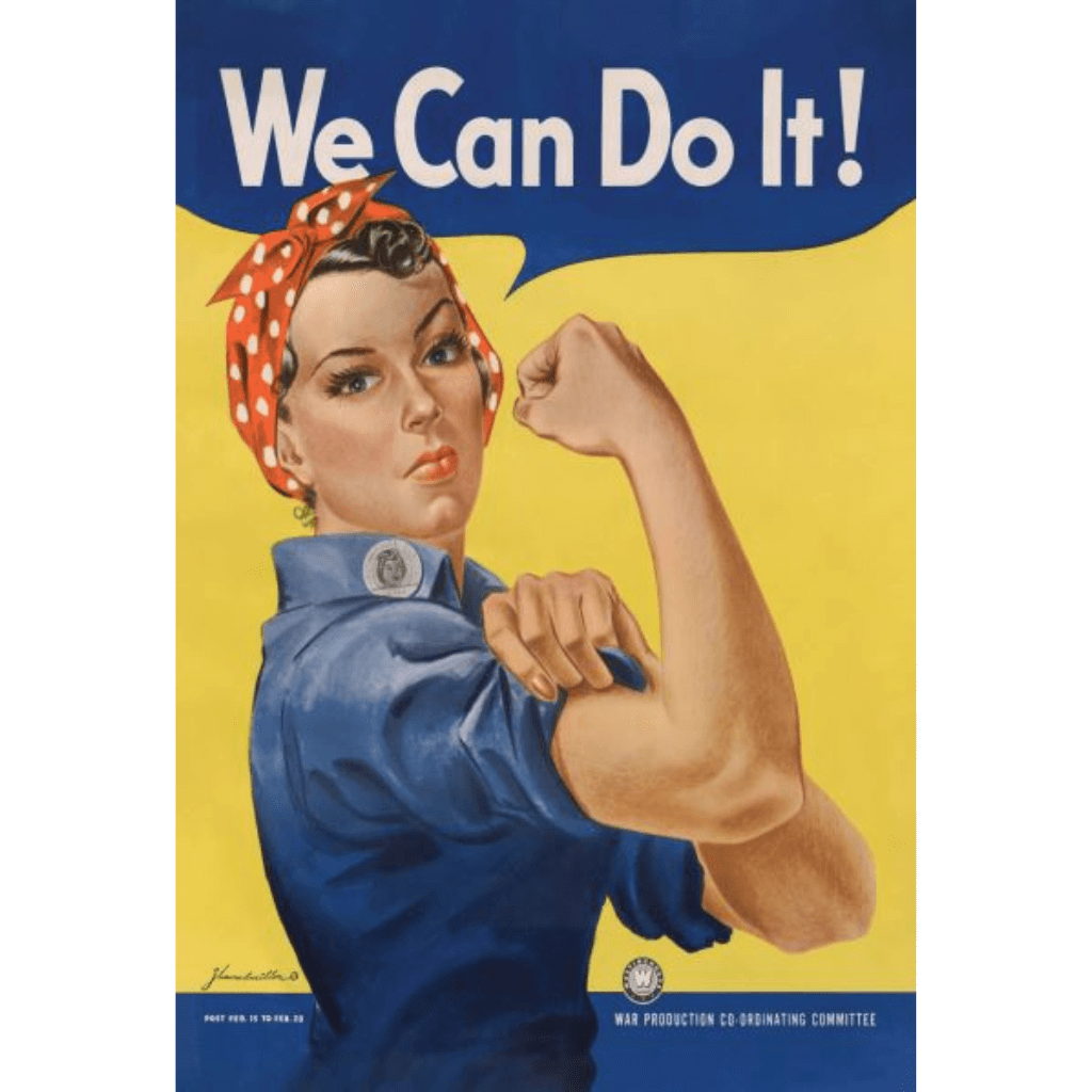 We Can Do It - World War 2 Poster